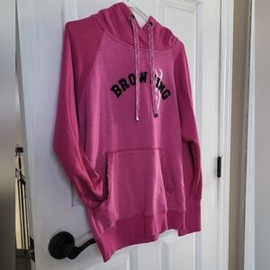 Browning Women's Pink Hooded Sweater